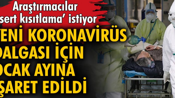 Araştırmacılar 'sert kısıtlama' istiyor! Bilim insanları yeni koronavirüs dalgası için ocak ayını işaret etti