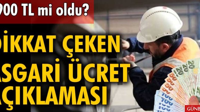 Asgari ücret açıklandı mı? Asgari ücret 3900 TL mi oldu? Dikkat çeken asgari ücret açıklaması