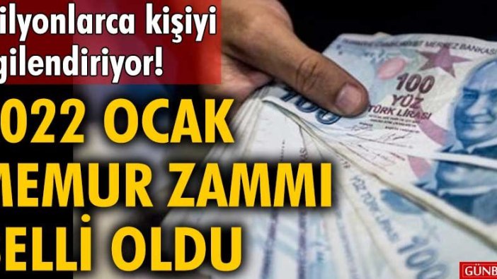 Öğretmen, polis, bekçi, imam, hemşire... Tüm memurlar dikkat! 2022 Ocak memur zammı belli oldu