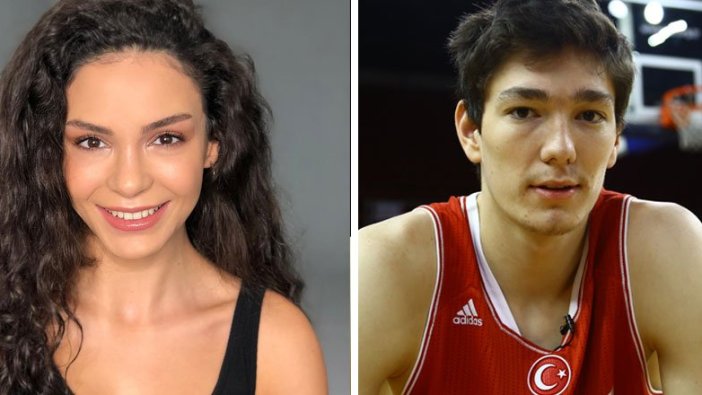 Cedi Osman ile Ebru Şahin dudak dudağa kameralara yakalandı