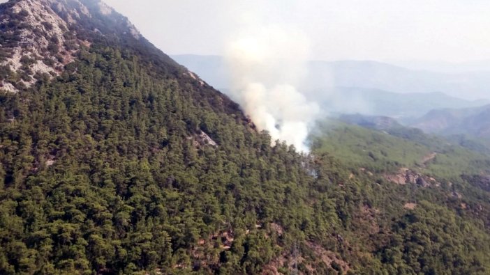 Marmaris'te orman yangını